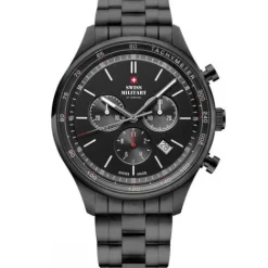 Swiss Military by Chrono Metallarmband-Quartz Chronograph - SM34081.04