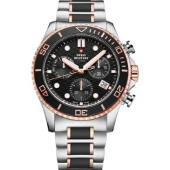 Swiss Military by Chrono Metallarmband-Quartz Chronograph - SM34051.03