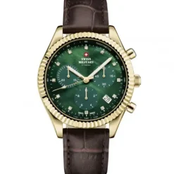 Swiss Military by Chrono Lederarmband-Quartz Chronograph - SM30207.08