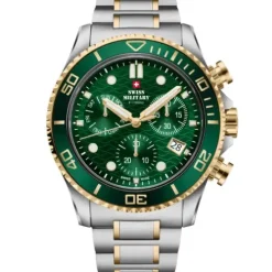 Swiss Military by Chrono Metallarmband-Quartz Chronograph - SM34101.05