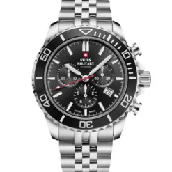 Swiss Military by Chrono Metallarmband-Quartz Chronograph - SM34103.01