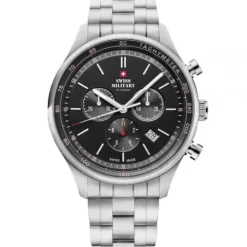 Swiss Military by Chrono Metallarmband-Quartz Chronograph - SM34081.01