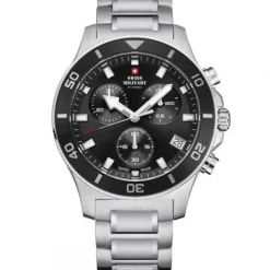 Swiss Military by Chrono Metallarmband-Quartz Chronograph - SM34067.10