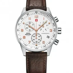 Swiss Military by Chrono Lederarmband-Quartz Chronograph - SM34012.11