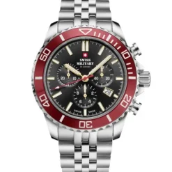 Swiss Military by Chrono Metallarmband-Quartz Chronograph - SM34103.03