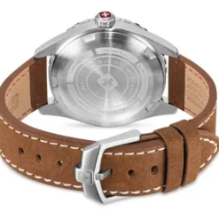 Swiss Military Hanowa Lederarmband-Afterburn GMT - SMWGB0003202