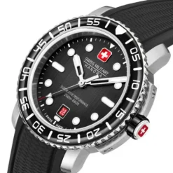 Swiss Military Hanowa Silikonarmband-Black Marlin - SMWGN0001701