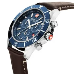 Swiss Military Hanowa Lederarmband-Flagship X Chrono - SMWGC2100706