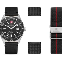 Swiss Military Hanowa Lederarmband-Nomad - SMWGB0004901-SET