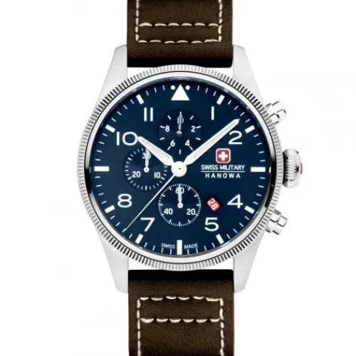 Swiss Military Hanowa Lederarmband-Thunderbolt Chrono - SMWGC0000402