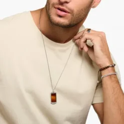 Thomas Sabo Anhänger-Anhänger Dog Tag Tigerauge - PE838-826-2