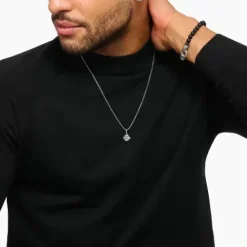 Thomas Sabo Anhänger-Anhänger Midnight Rose Silber - PE982-637-21