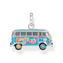 Thomas Sabo Anhänger-Anhänger Original Volkswagen Hippie Bus Silber - PE979-664-7