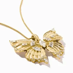 Thomas Sabo Anhänger-Anhänger Schmetterling Butterfly Paradise mit Steinen vergoldet - PE984-414-14