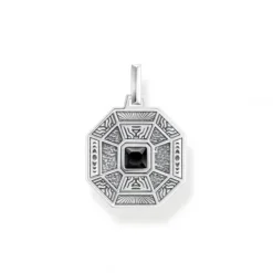 Thomas Sabo Anhänger-Anhänger Talisman mit Schwarzem Onyx Silber - PE950-507-11