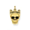 Thomas Sabo Anhänger-Anhänger Totenkopf König Gold - PE815-414-11
