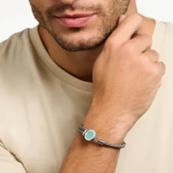 Thomas Sabo Armbänder-Armband Coin Türkis - A1864-878-17-L25V