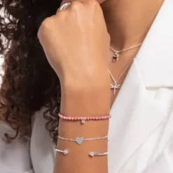 Thomas Sabo (Kette mit) Herz-Armband Herz Mit Kugeln Silber - A1991-001-21-L19V