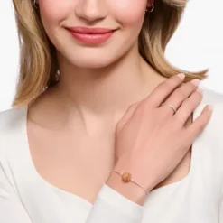 Thomas Sabo Armbänder-Armband Karma Secret mit Rotem Aventurin Bead - A2120-010-10-L22V