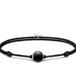 Thomas Sabo Armbänder-Armband Karma Secret mit Schwarzem Obsidian Bead Mattiert - A2101-172-11-L22V