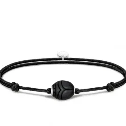 Thomas Sabo Armbänder-Armband Karma Secret mit Schwarzem Obsidian Bead Mattiert - A2109-172-11-L22V
