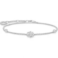 Thomas Sabo Armbänder-Armband Kleeblatt Mit Steinen Silber - A1993-051-14-L19V