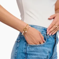 Thomas Sabo Armbänder-Armband mit Perlen Natural Beauty vergoldet - A2189-430-14-L19V