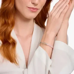 Thomas Sabo Armbänder-Armband mit rosa Beads und Gliederelementen Silber - A2134-035-9-L19V