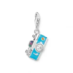 Thomas Sabo Charms/Beads-Charm-Anhänger Türkise Retro Kamera Silber - 1924-340-7