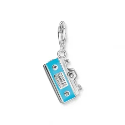 Thomas Sabo Charms/Beads-Charm-Anhänger Türkise Retro Kamera Silber - 1924-340-7