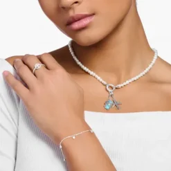 Thomas Sabo Charms/Beads-Charm-Anhänger Türkise Retro Kamera Silber - 1924-340-7