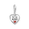 Thomas Sabo (Kette mit) Herz-Charm-Anhänger YOU & ME Silber - 2206-691-7