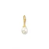 Thomas Sabo Charms/Beads-Charm-Anhänger Weisse Perle Vergoldet - 1996-430-14