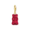 Thomas Sabo Charms/Beads-Charm-Goldbären-Anhänger in Rot vergoldet - 2190-413-10