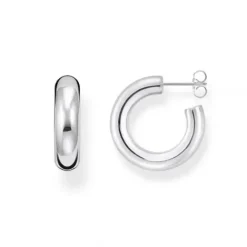 Thomas Sabo Ohrringe-Creolen Chunky klein Silber - CR635-001-21