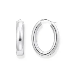 Thomas Sabo Ohrringe-Creolen Chunky Silber - CR739-001-21