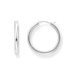 Thomas Sabo Ohrringe-Creolen mit klassisch elegantem Design Silber - CR745-001-21