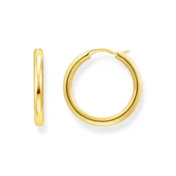 Thomas Sabo Ohrringe-Creolen mit klassisch elegantem Design vergoldet - CR745-413-39