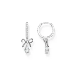 Thomas Sabo Ohrringe-Creolen mit Schleifen Anhänger Silber - CR749-643-14
