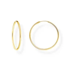 Thomas Sabo Ohrringe-Creolen mittelgross vergoldet - CR728-413-39