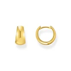 Thomas Sabo Ohrringe-Creolen Trapezform vergoldet - CR740-413-39