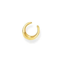 Thomas Sabo Ohrringe-Earcuff in geschwungener Form vergoldet - EC0030-413-39