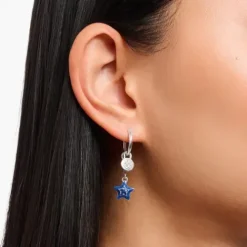 Thomas Sabo Ohrringe-Einzel Creole mit Öse für Charms und Anhänger Silber - CR720-051-21