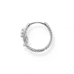 Thomas Sabo Ohrringe-Einzel Creole Seil mit Knoten Silber - CR695-051-14