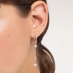 Thomas Sabo Ohrringe-Einzel Creole Klassisch Silber - CR656-001-21