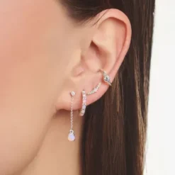 Thomas Sabo Ohrringe-Einzel Creole - CR664-166-7