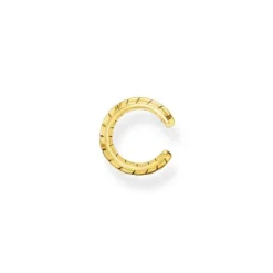 Thomas Sabo Ohrringe-Einzel Ohrklemme Schlangenhaut Gold - EC0015-413-39