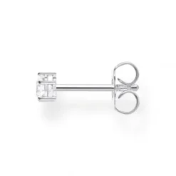 Thomas Sabo Ohrringe-Einzel Ohrstecker Weisser Stein Silber - H2148-051-14