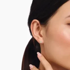 Thomas Sabo Ohrringe-Ohrstecker Blume Lovely Daisy klein Silber - H2297-051-4