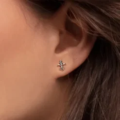 Thomas Sabo Ohrringe-Ohrstecker Bourbonische Lilie - H2113-643-11